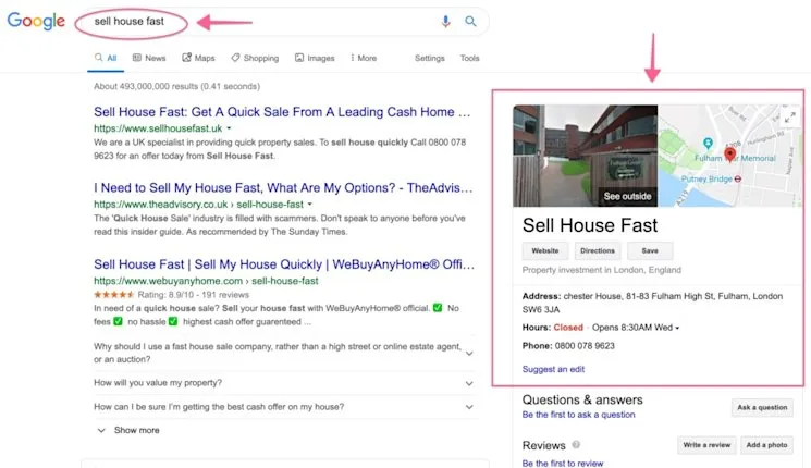 Google my business spam
