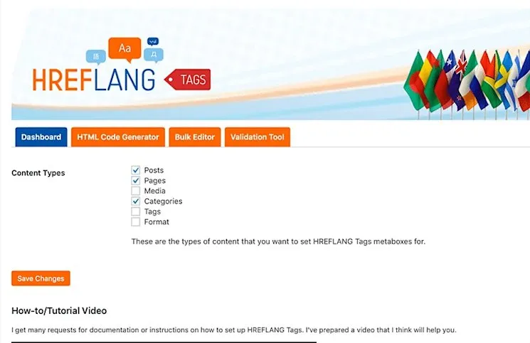 Hreflang tags
